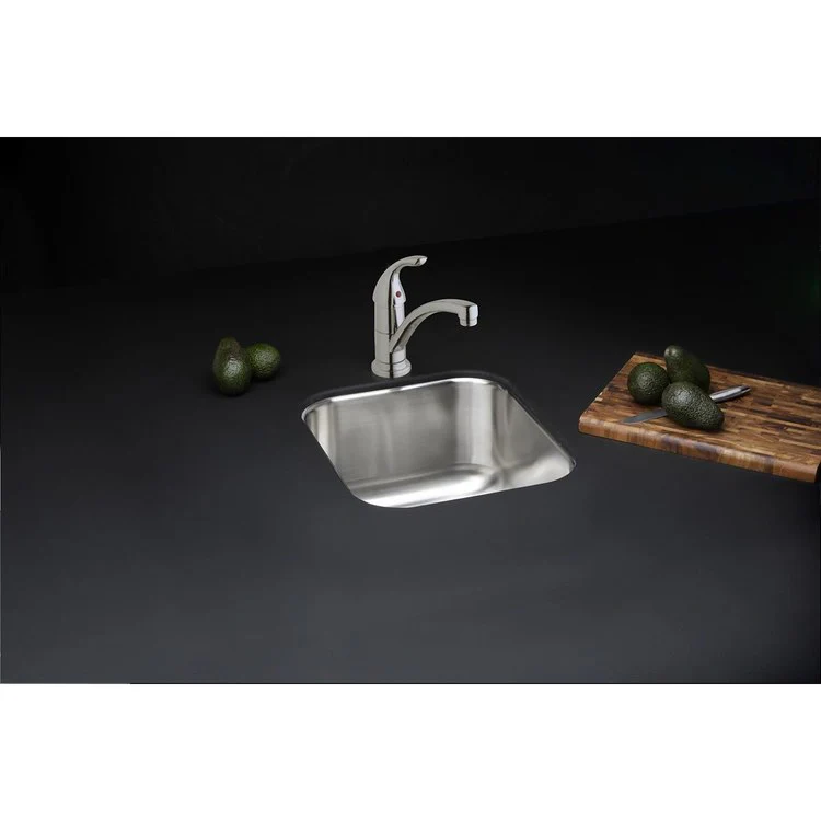 Kitchen Faucet Everyday Deck Mount 1 Lever ADA Chrome Standard 1 Hole Spout Height 6 Inch - Frankwebs