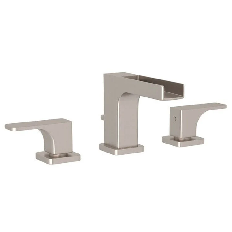 Lavatory Faucet Quartile Deck Mount 2 Metal Lever Polished Nickel 1.2 Gallons per Minute - Frankwebs
