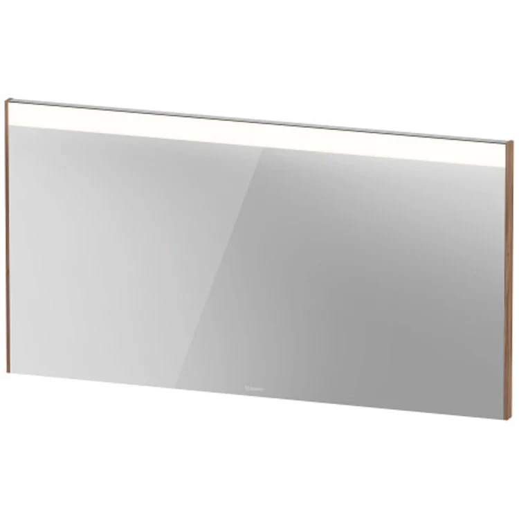 Mirror Brioso 52 x 27-1/2 Inch White High Gloss with Lighting Rectangle 1-3/8 Inch - Frankwebs
