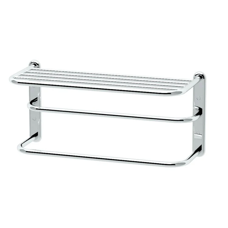 Towel Rack Spa Rack Chrome Metal 21.625 Inch - Frankwebs