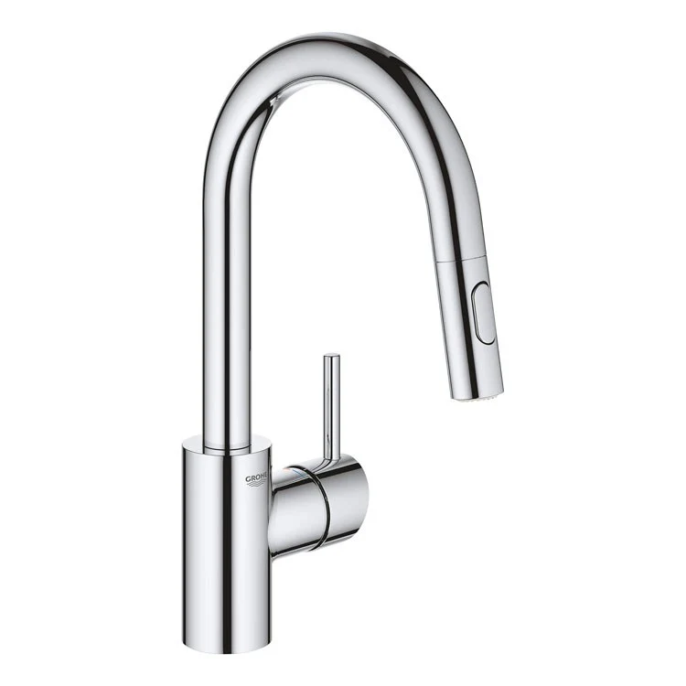 Concetto Single Handle Pull-Down Gooseneck Bar/Prep Faucet - Frankwebs