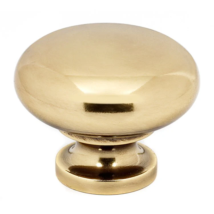 Knob VI Collection Round Chocolate Bronze Brass 1-1/4 Inch 1-1/4 Inch 7/8 Inch - Frankwebs
