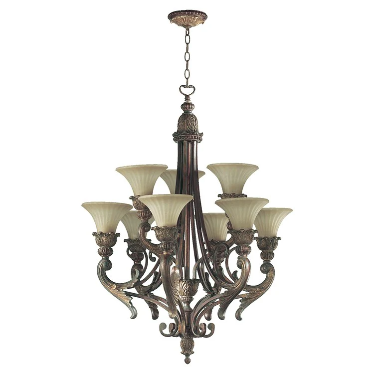 Madeleine Nine-Light Two-Tier Chandelier - Frankwebs