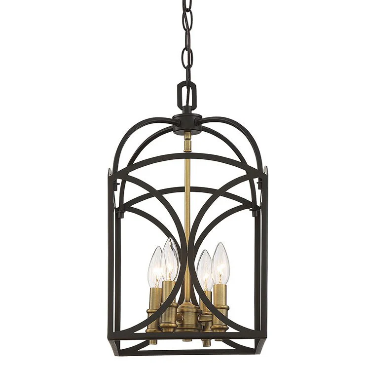 Talbot Four-Light Small Foyer Pendant - Frankwebs