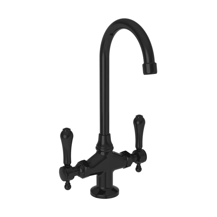 Bar Faucet Chesterfield 2 Lever ADA Satin Bronze PVD Spout Height 10 Inch - Frankwebs