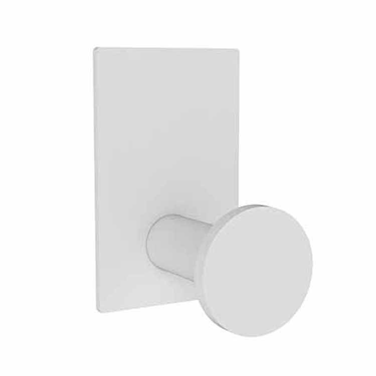 Robe Hook Metro Single Stainless Steel PVD 3-1/2 Inch 2-2/7 Inch Wall Mount Brass - Frankwebs