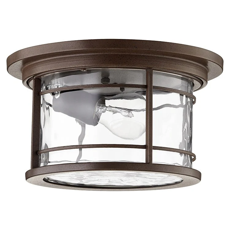 Larson Single-Light Outdoor Flush Mount Ceiling Light - Frankwebs