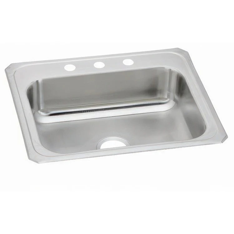 Kitchen Sink Celebrity 31 x 22 Inch Single Bowl Brushed Satin Drop-In - Frankwebs