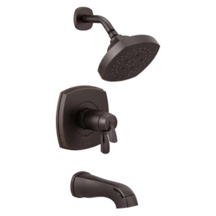Tub and Shower Trim Stryke Monitor 17 Thermostatic 1 Lever Venetian Bronze ADA - Frankwebs