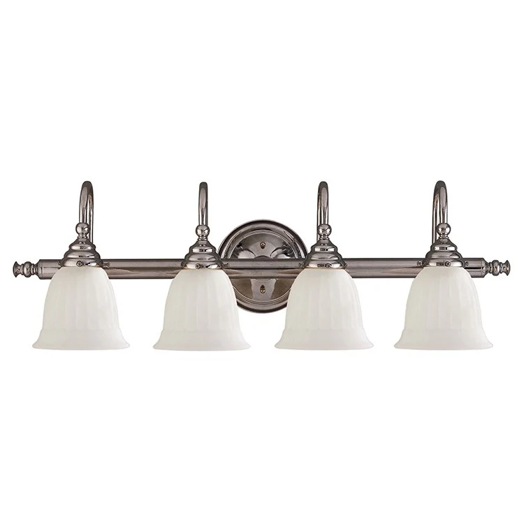 Brunswick Four-Light Bathroom Vanity Fixture without Shades - Frankwebs