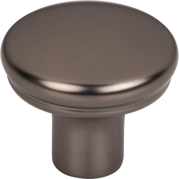 Knob Ellis Julian Round Brushed Satin Nickel Zinc Alloy 1-1/4 Inch - Frankwebs