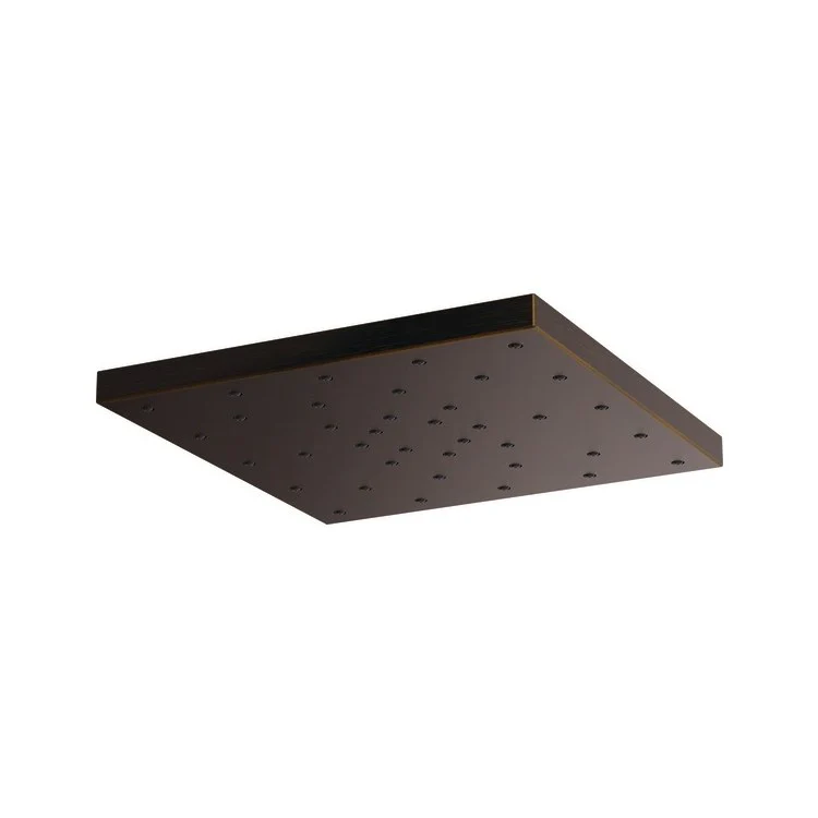 Showerhead Universal Showering 1 Function Linear Round Rain Can Brilliance Luxe Gold 14 Inch 1.75 Gallons per Minute Square H2OKinetic Drenching Spray - Frankwebs