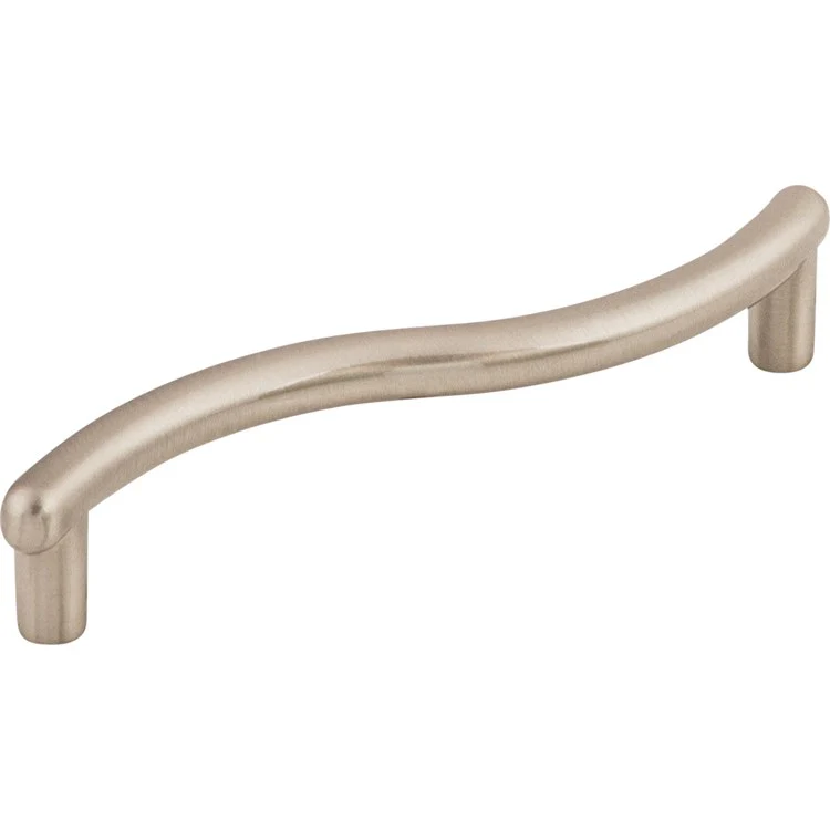 Pull Nouveau Spiral D Handle for Decorative Hardware Brushed Satin Nickel Zinc Alloy 3-3/4 Inch 4-5/16 Inch Length - Frankwebs