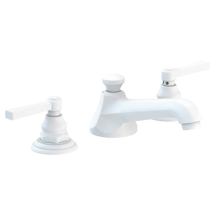 Astor Two Handle Widespread Bathroom Faucet with Lever Handles with Drain - Aged Brass - Frankwebs