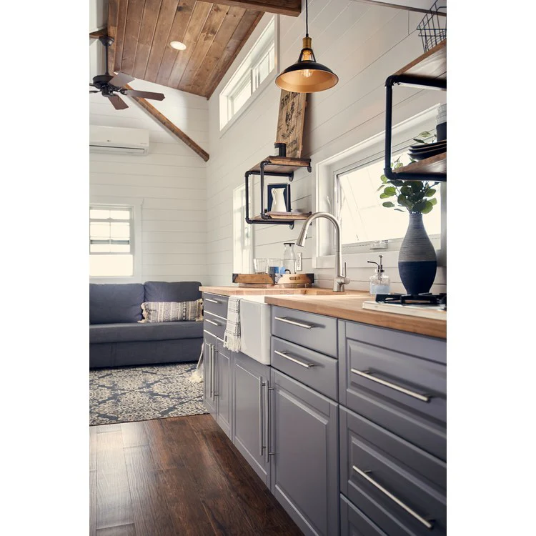 Kitchen Faucet Sleek 1 Lever ADA Spot Resist Stainless High Arc 1/3 Hole 1.5 Gallons per Minute - Frankwebs