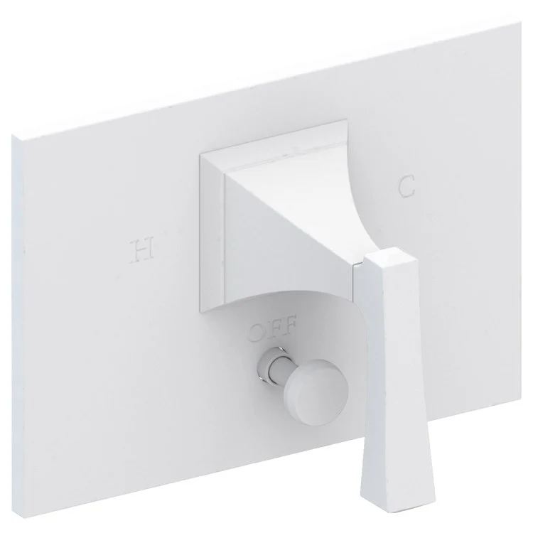 Joffrey Pressure Balance Tub/Shower Valve Trim Only with Lever Handle - Flat Black - Frankwebs