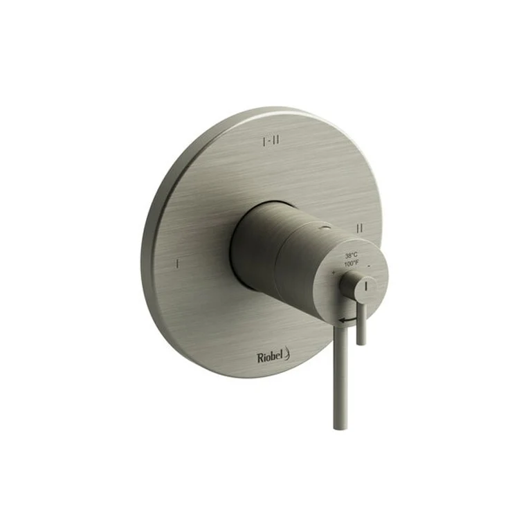 Thermostatic and Pressure Balance Valve Trim CS 1/2 Inch Round 2-Way 3 Function 1 Lever Chrome ADA - Frankwebs