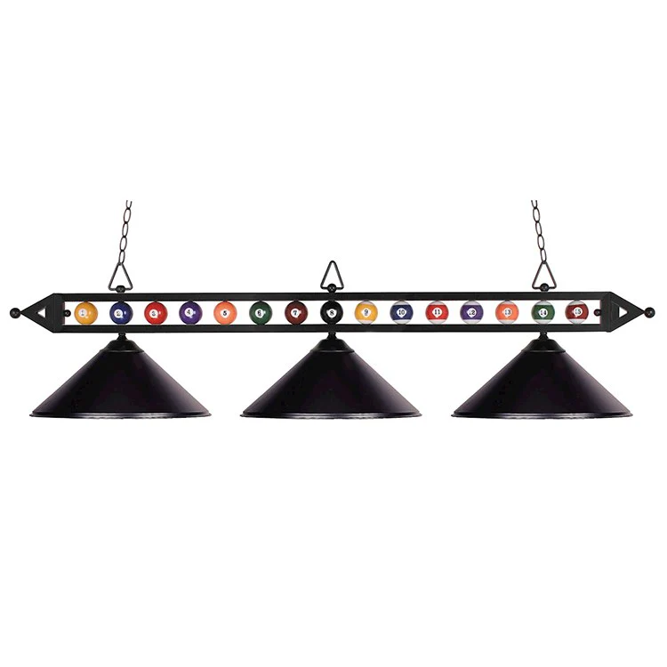 Designer Classics Three-Light Linear Billiard Chandelier - Frankwebs