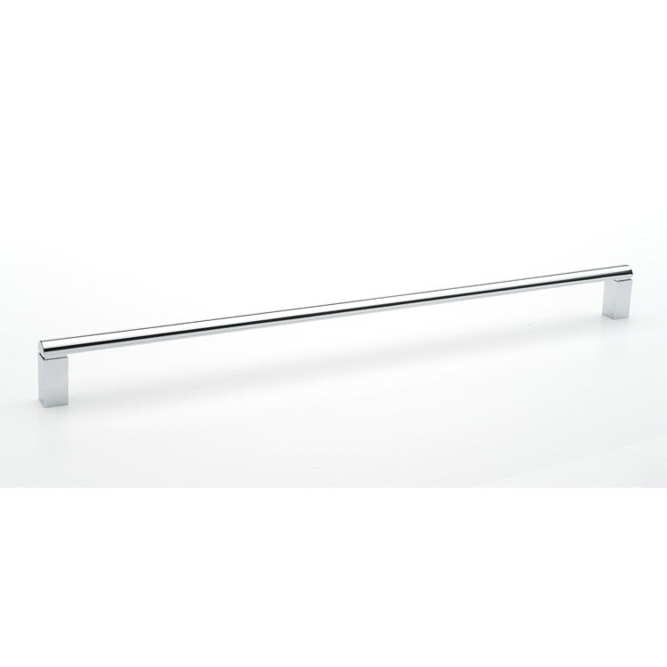 Pull Vogue Oversized Polished Nickel Brass 18 Inch 18-5/8 Inch 1-3/4 Inch - Frankwebs