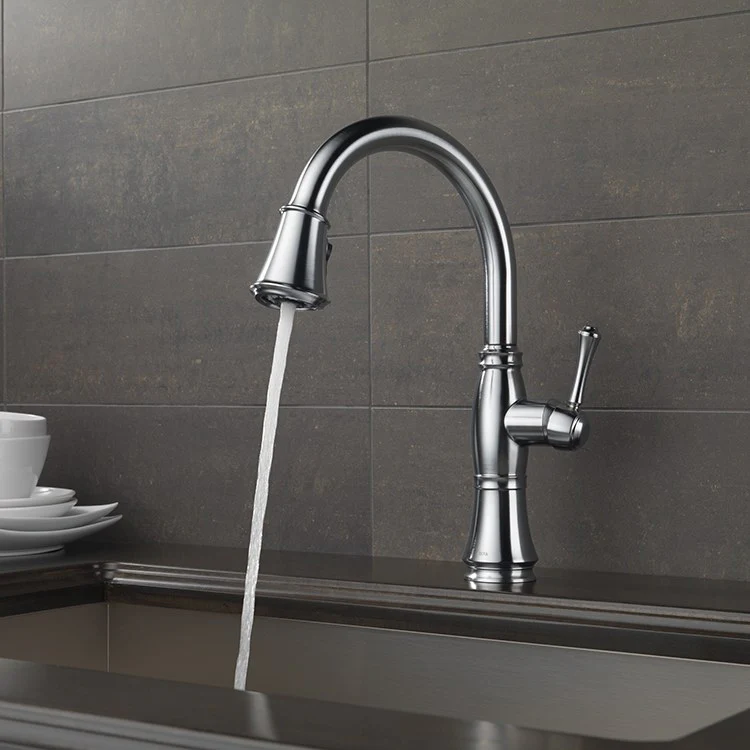 Cassidy Single Handle Pull Down Kitchen Faucet - Frankwebs