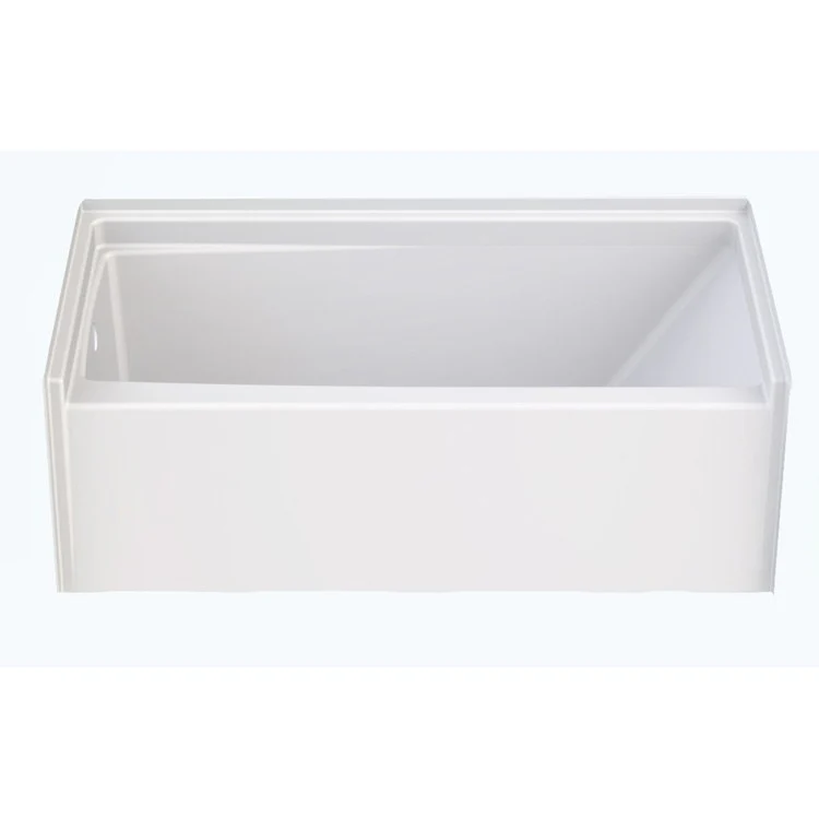 Tub Alcove Right Drain White Rectangle 56.7 Gallons 60 x 30 x 20-5/8 Inch - Frankwebs