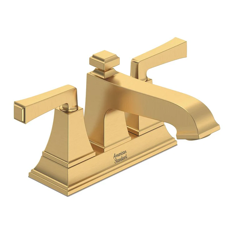 Lavatory Faucet Town Square S Centerset 2 Lever ADA Brushed Cool Sunrise 1.2 Gallons per Minute Push Pop-Up - Frankwebs