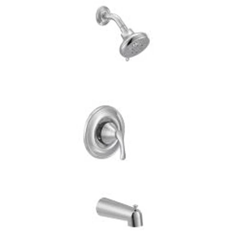 Tub and Shower Trim Seena Posi-Temp Eco-Performance 1 Lever Spot Resist Brushed Nickel ADA 1.75 Gallons per Minute - Frankwebs