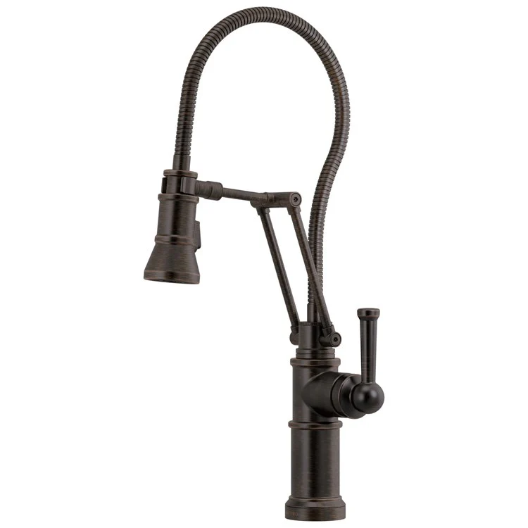 Kitchen Faucet Artesso with Finished Hose 1 Lever ADA Matte Black Pull Down 2 Function Handspray 1.8 Gallons per Minute - Frankwebs