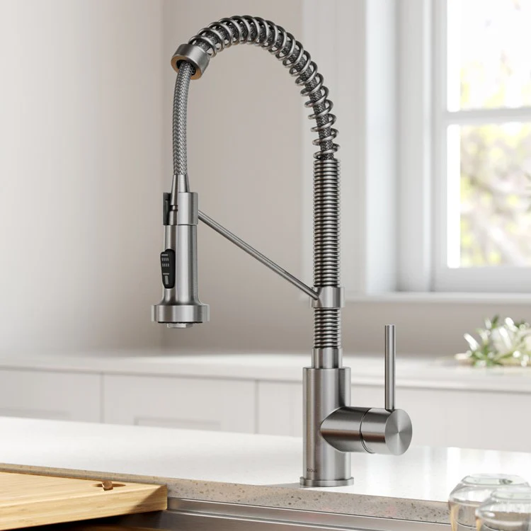 Bolden Touchless Sensor Commercial Pull Down Single Handle 18