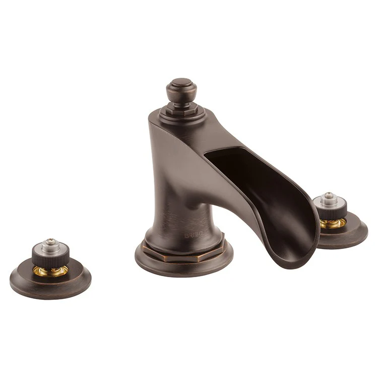 Roman Tub Trim Rook Less Handle Brilliance Luxe Gold ADA 10-16 Inch Spread Channel Spout 14 Gallons per Minute - Frankwebs