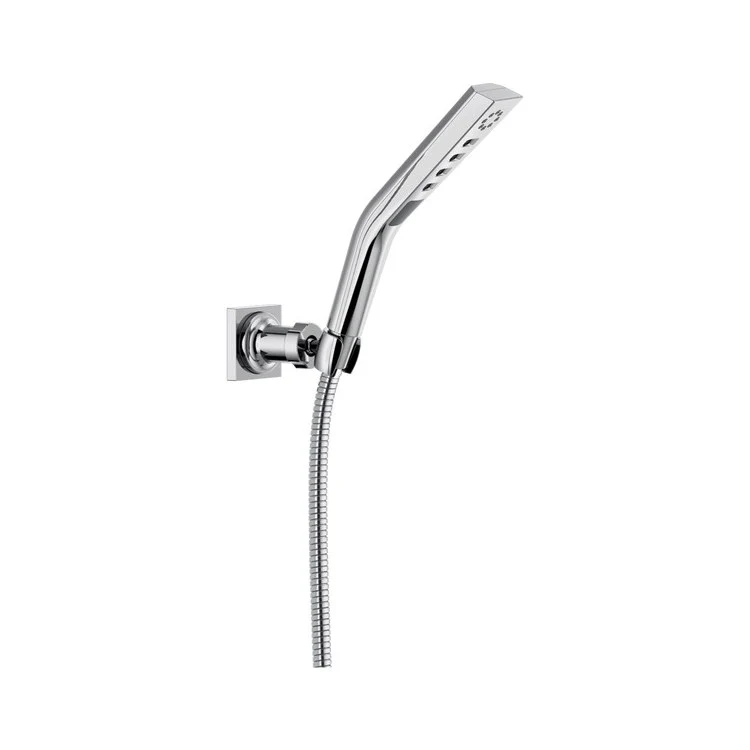 Handshower Set H2Okinetic Wand with Wall Mount Holder Matte Black 3 Function WaterSense 1.75 Gallons per Minute - Frankwebs