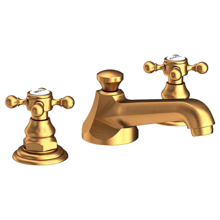 Lavatory Faucet Astor Widespread 8 to 20 Inch Spread 2 Cross ADA Antique Copper 1.2 Gallons per Minute Brass Spout Height 1-7/16 Inch - Frankwebs