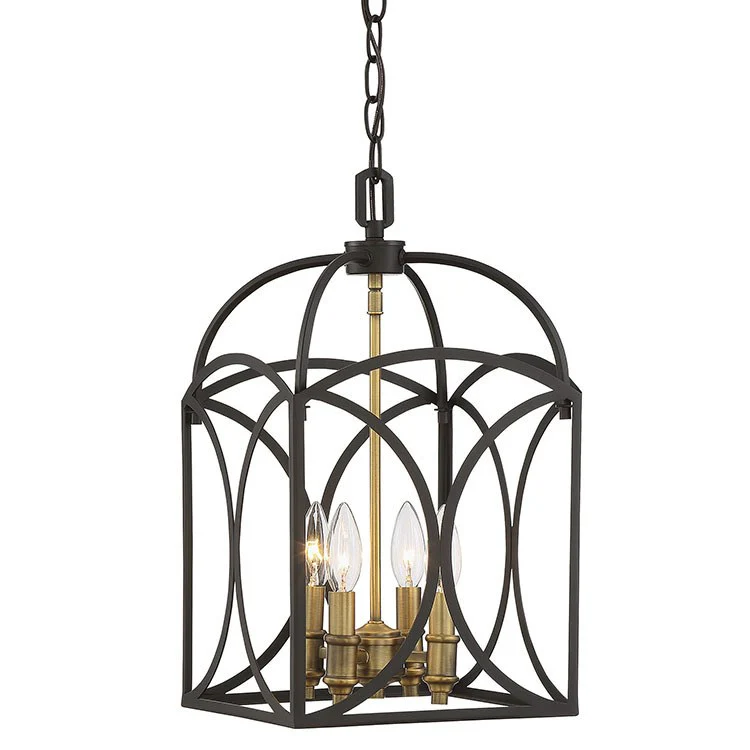Talbot Four-Light Small Foyer Pendant - Frankwebs