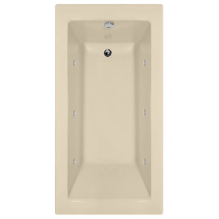Combination Tub Designer Collection Sydney 66 x 32 x 20 Inch Right Hand Drain Biscuit Rectangle - Frankwebs