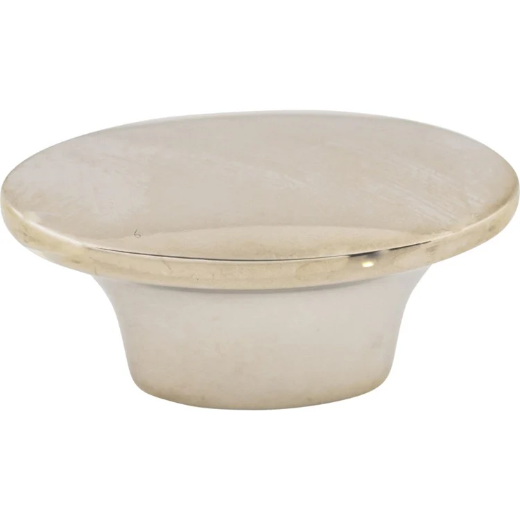 Knob Dakota Oval Brushed Satin Nickel Zinc Alloy 1-1/2 x 4/5 x 4/5 Inch 4/5 Inch - Frankwebs