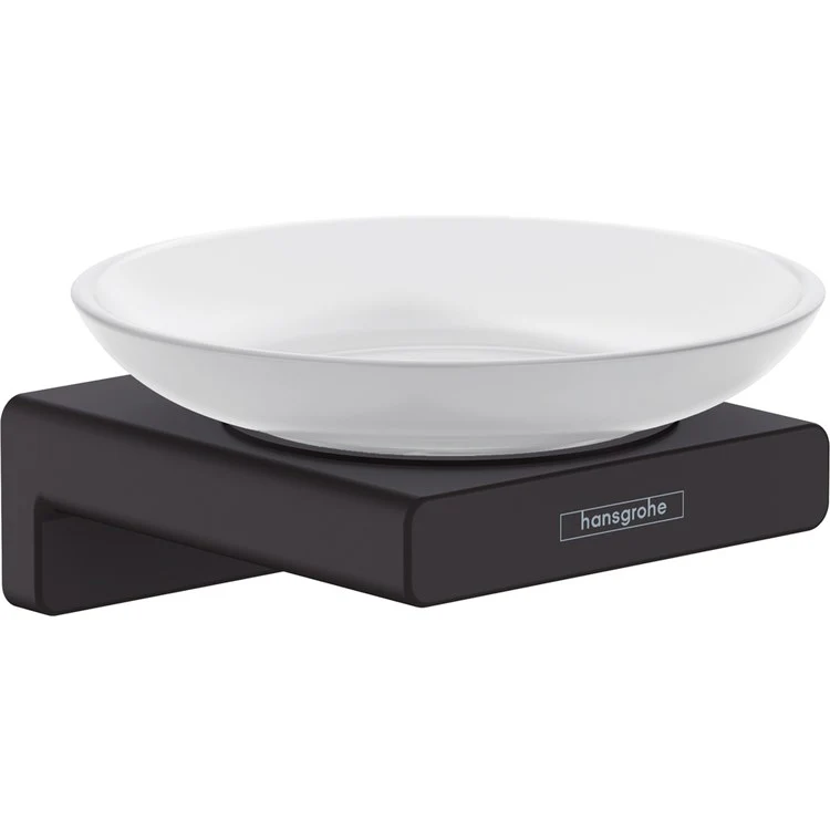 Soap Dish AddStoris Matte White Wall Mount Saucer Ceramic - Frankwebs