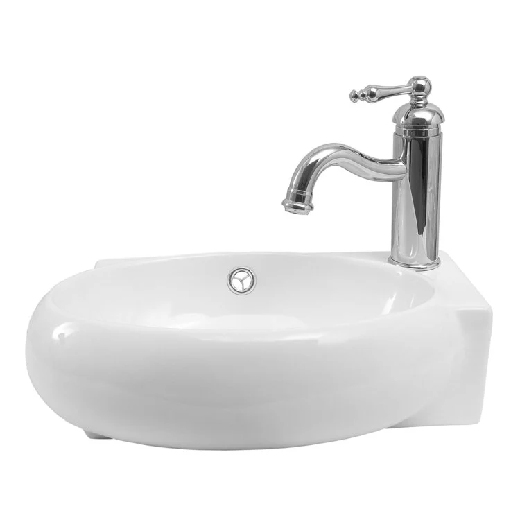 Lavatory Sink Molly Wall Hung 16 Inch White - Frankwebs