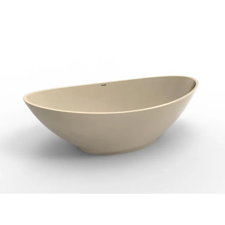 Air Tub Metro Collection Logan Freestanding Almond Oval Hydroluxe SS 72 x 38 x 23 Inch - Frankwebs