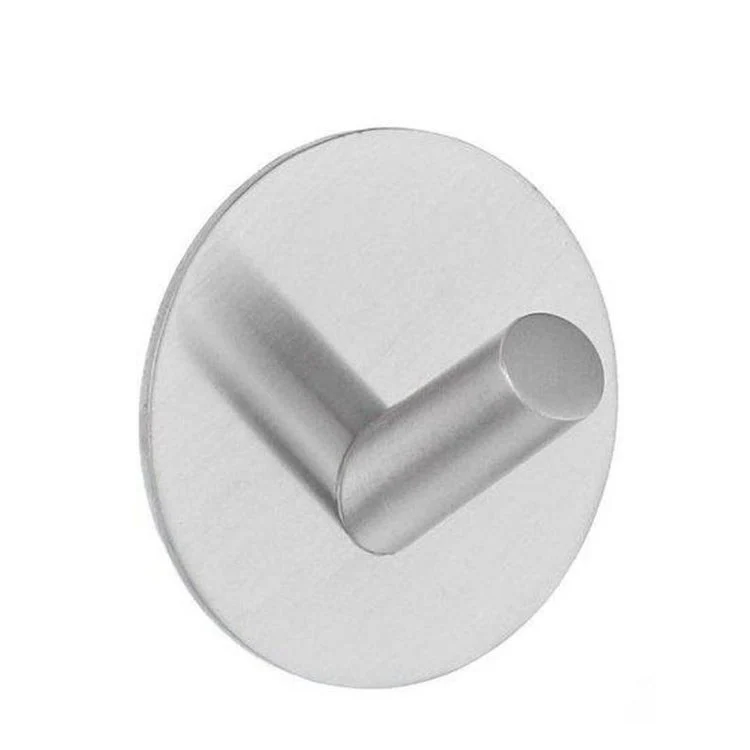Hook Single White 1-7/8 x 1-7/8 x 1-1/4 Inch 1-1/4 Inch Wall Mount Stainless Steel - Frankwebs