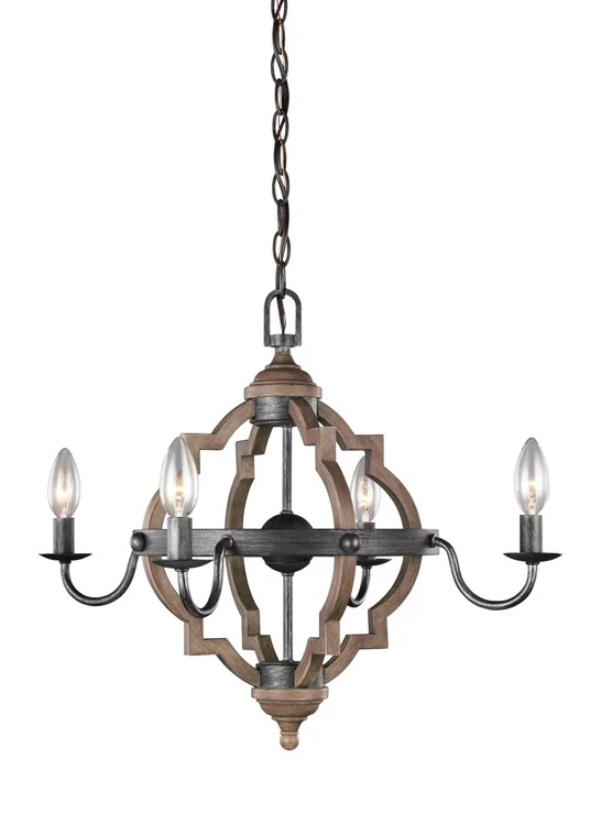 Socorro Four-Light Chandelier - Frankwebs