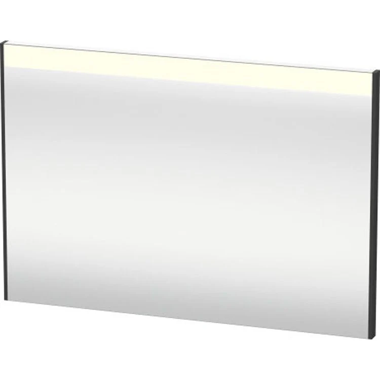 Mirror Brioso 27-1/2 x 40-1/8 Inch Basalt Matte with Lighting Rectangle 1-3/8 Inch - Frankwebs