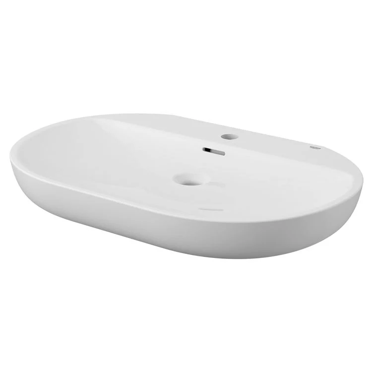 Lavatory Sink Essence Wall Hung CHO 27 Inch Oval ADA Alpine White - Frankwebs