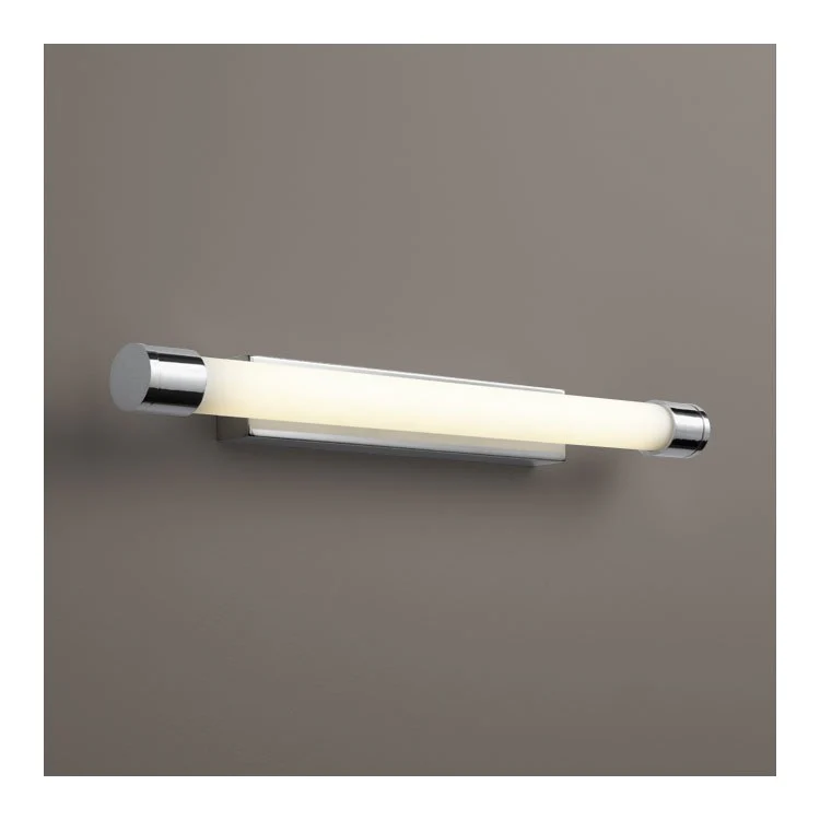 Zenith Single-Light LED Bathroom Vanity Fixture - Aged Brass - Frankwebs