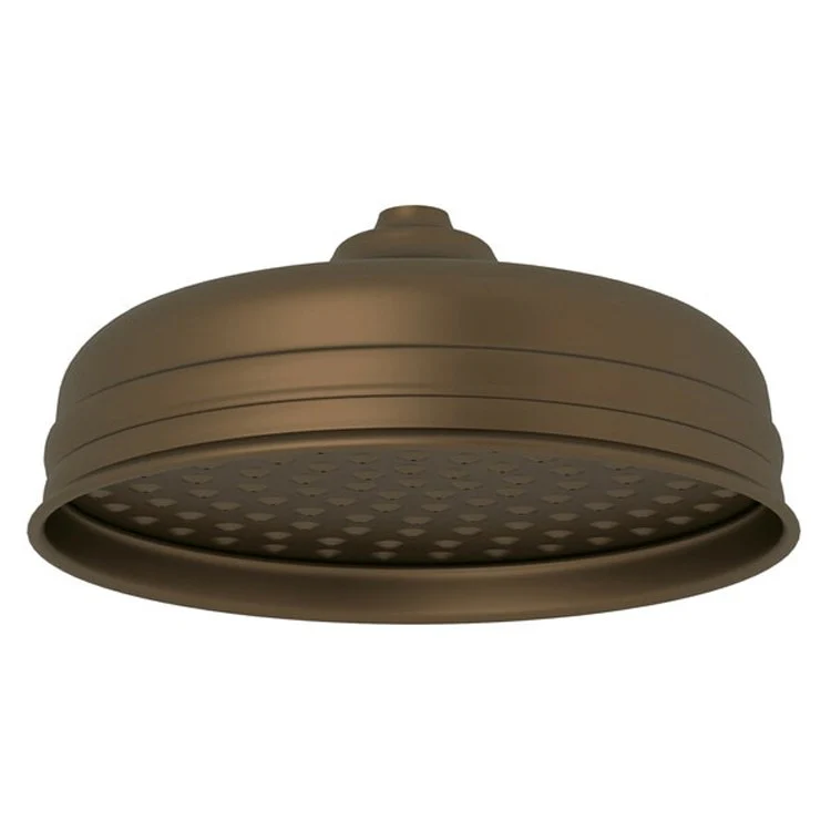 Showerhead 1 Function English Gold 8 Inch 1.75 Gallons per Minute Round Rain - Frankwebs