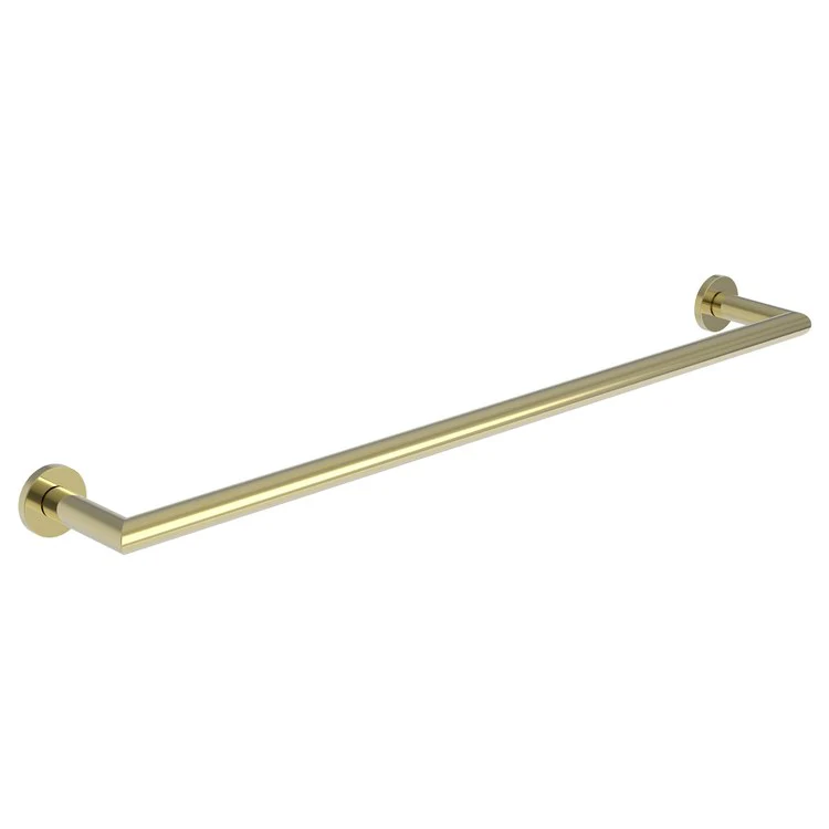 Towel Bar Priya 24 Inch Polished Brass Uncoated Living Brass 3-7/16 Inch - Frankwebs