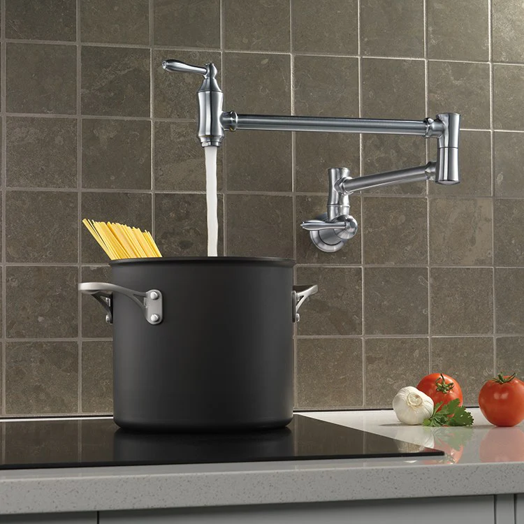 Traditional Wall-Mount Pot Filler Faucet - Frankwebs
