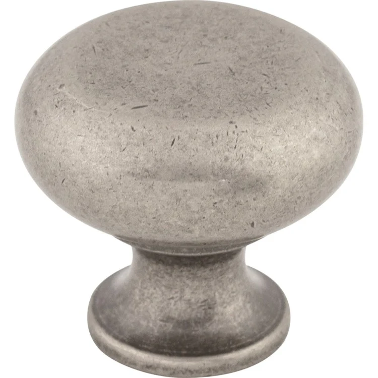 Knob Somerset II Flat Faced Round for Decorative Hardware Polished Brass Zinc Alloy 1-1/4 Inch 1-1/8 Inch - Frankwebs