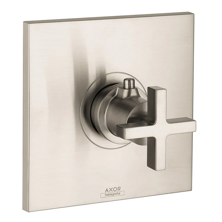 AXOR Citterio High-Flow Thermostatic Valve Trim with Cross Handle - Frankwebs