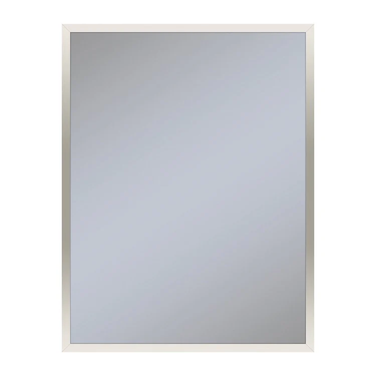 Bathroom Mirror Profiles Framed Rectangular 24W x 30H Inch Chrome Wall Mount - Frankwebs