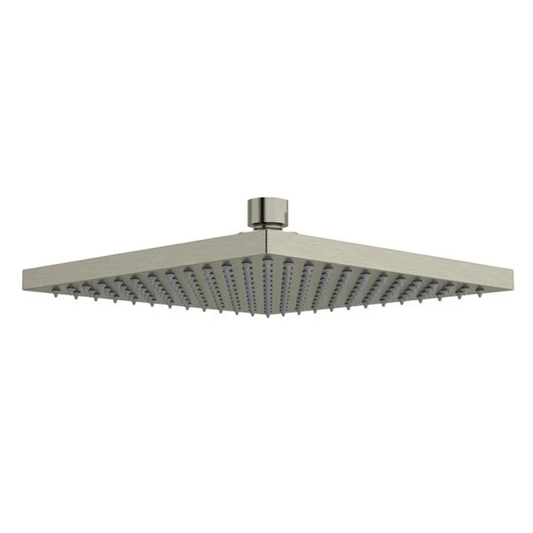 Showerhead 1 Function Rain Square Polished Nickel 8 Inch 1.8 Gallons per Minute WaterSense - Frankwebs